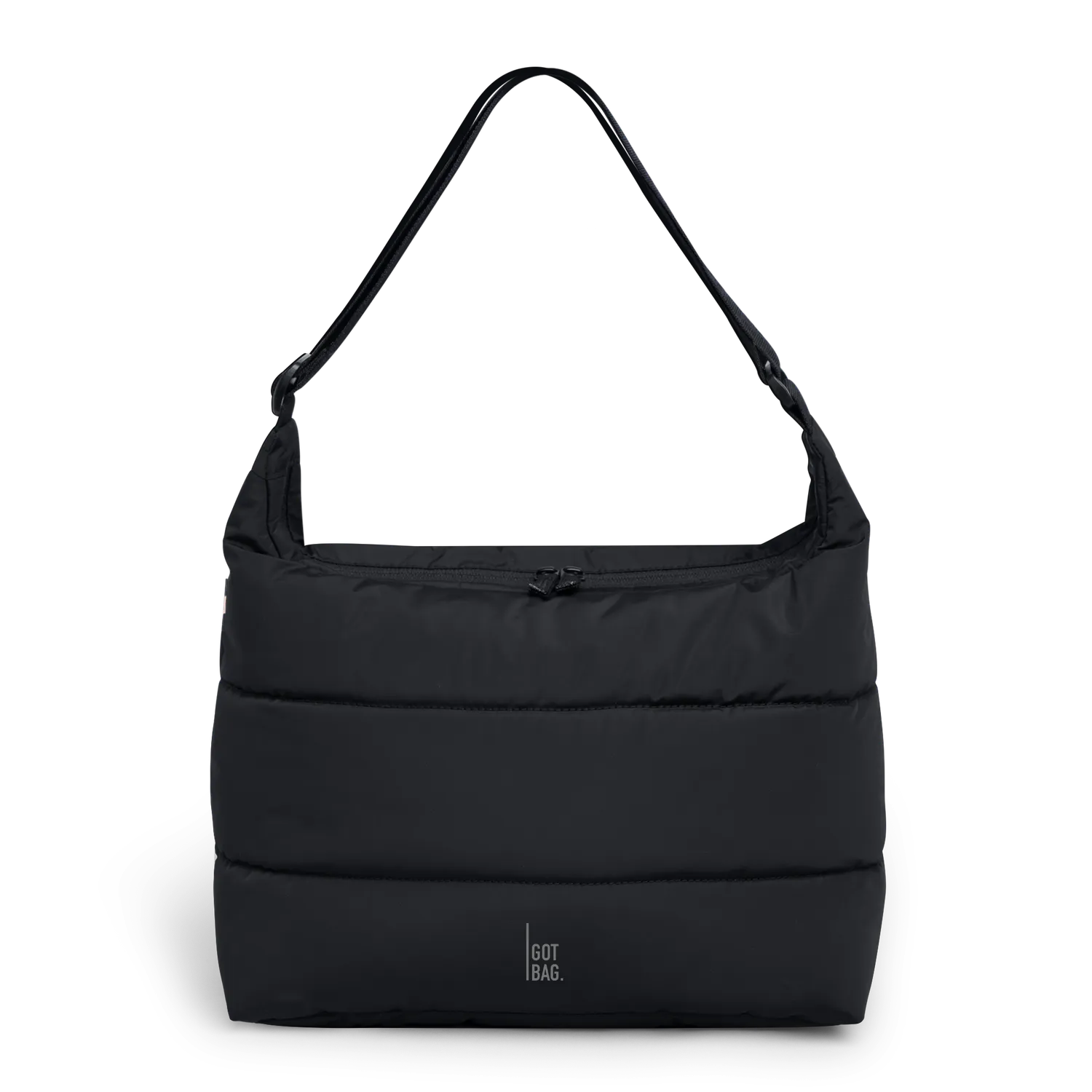 GOT BAG Puffer Square Bag Large schoudertas black monochrome
