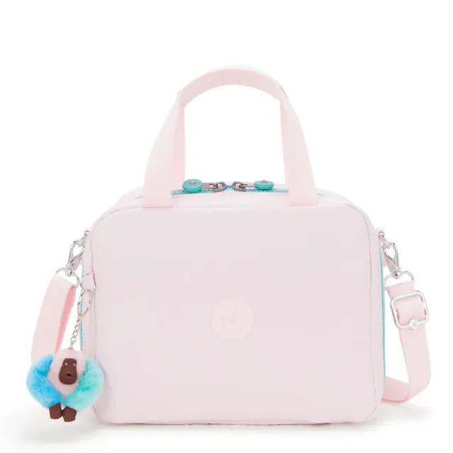 Kipling Miyo lunchtas Groot Sea Pink Metallic glans