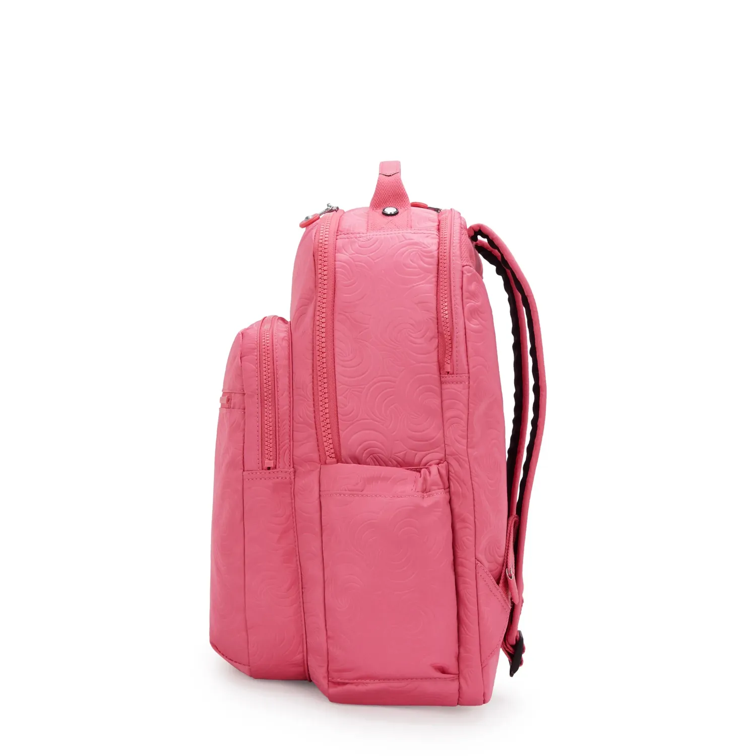 Kipling Seoul Lap schoolrugzak Pink Swirl Emboss 15 inch Groot