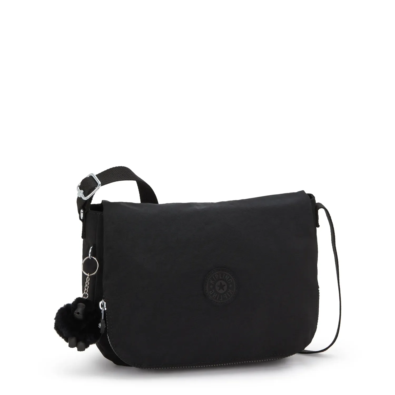 Kipling Earthbeat M schoudertas Black Noir Medium licht