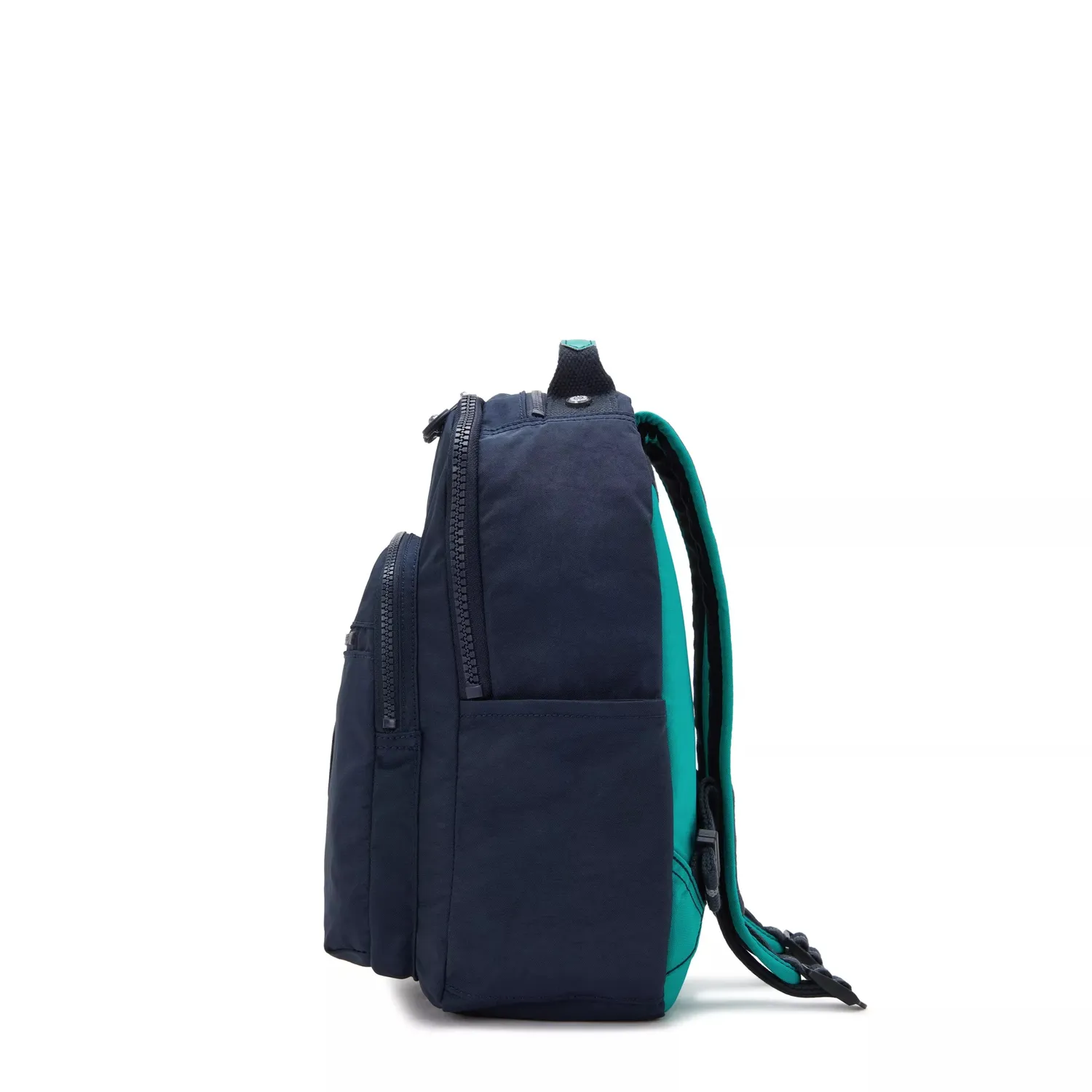 Kipling Seoul S kleine rugzak Blue Green Block waterafstotend