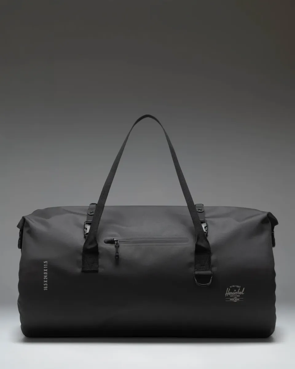 Herschel Dry Bag Duffle 55L reistas zwart waterdicht