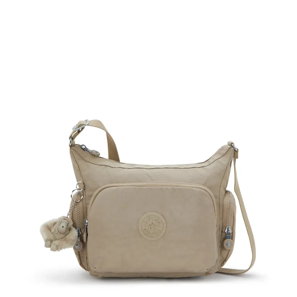Kipling Gabb S crossbodytas Medium Soft Taupe neutraal
