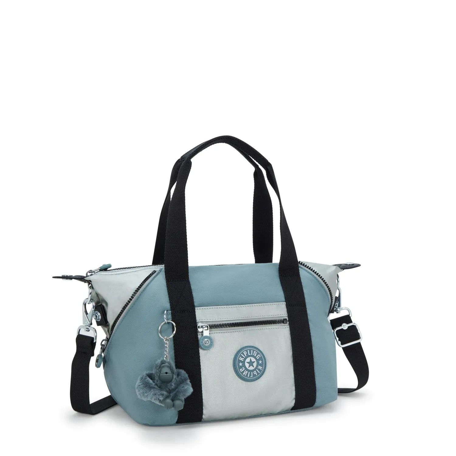 Kipling Art Mini schoudertas Relaxed Grey Block klein