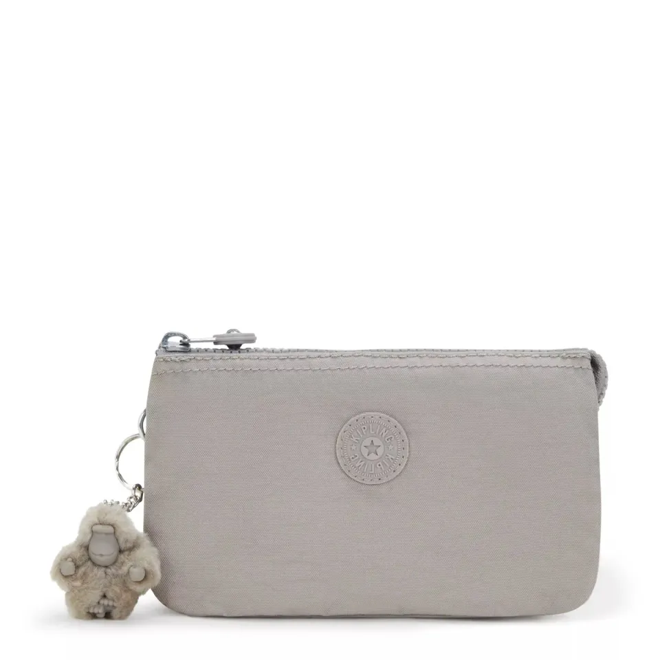 Kipling Creativity L make-up tasje Groot Grey Gris grijs
