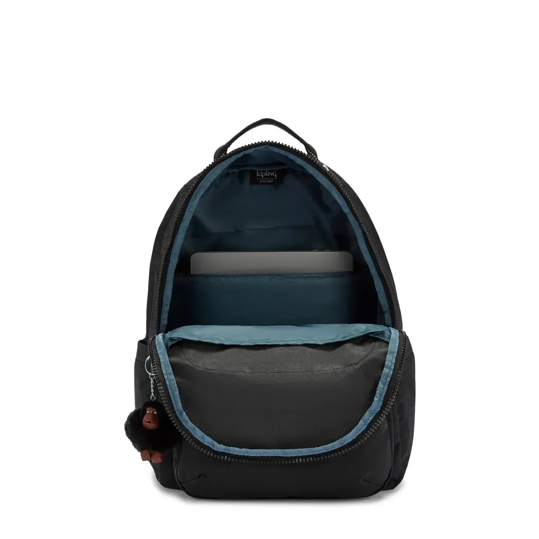Kipling Seoul rugzak Groot True Black waterafstotend