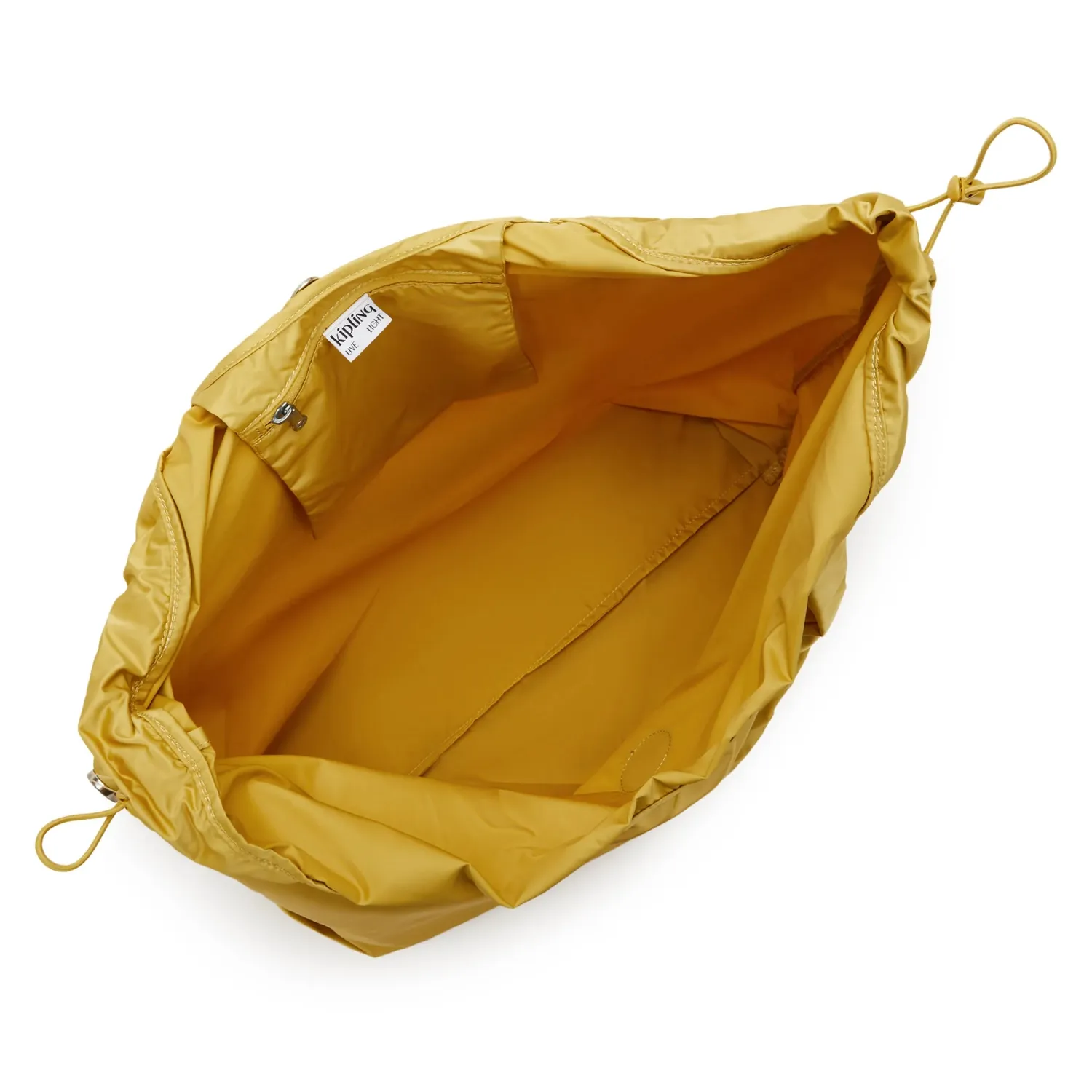 Kipling Assie schoudertas Daisy Yellow Groot lichtgewicht
