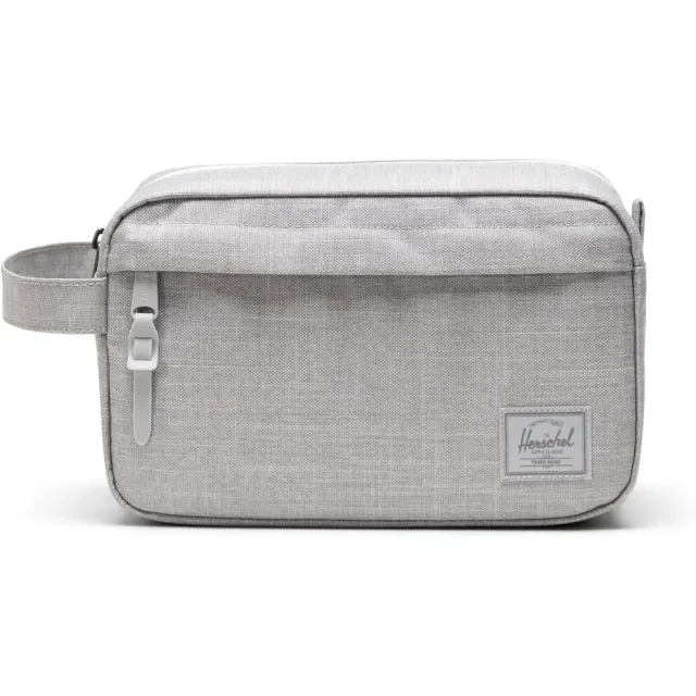 Herschel Chapter Toilettas Grey Crosshatch canvas