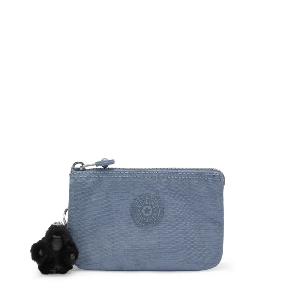 Kipling Creativity S portemonnee Blue Stone klein licht