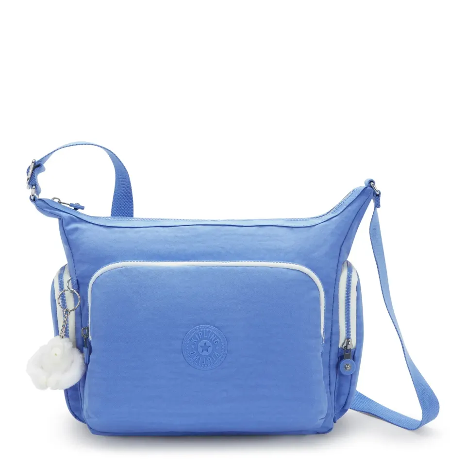 Kipling Gabb crossbodytas Groot Cocktail Blue lichtgewicht
