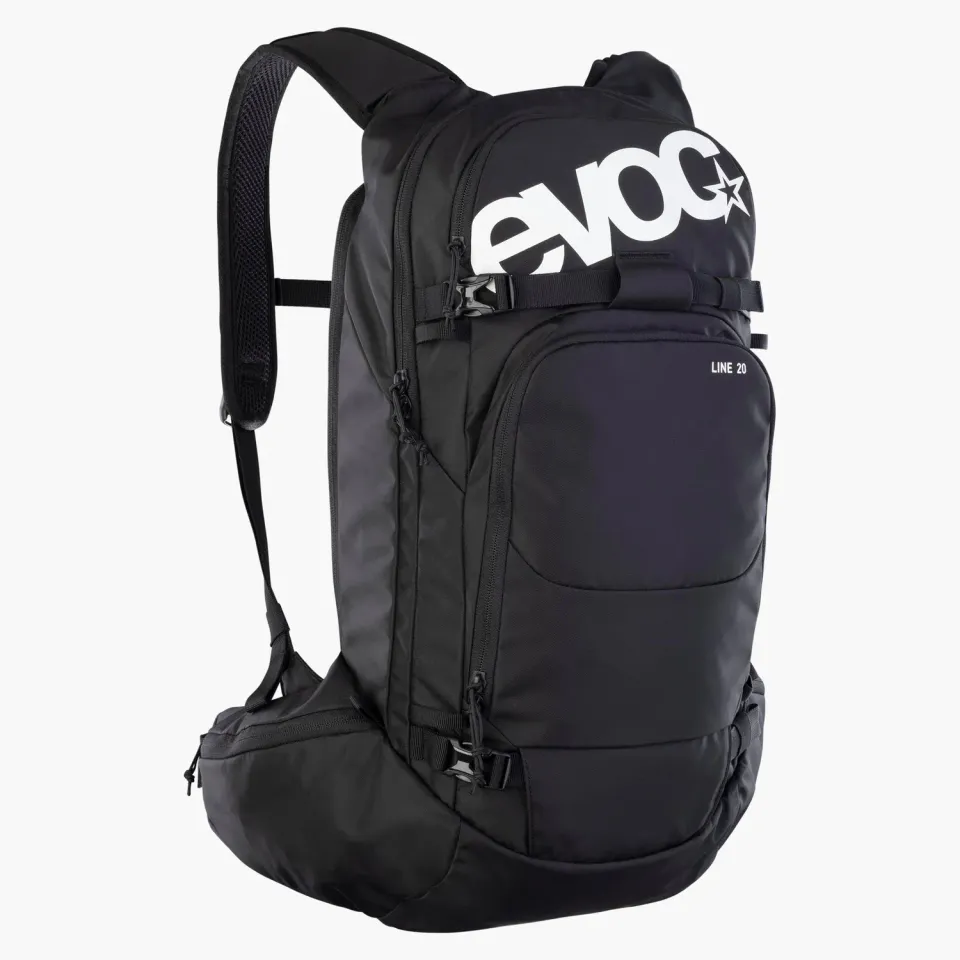 Evoc Line 20 skirugzak zwart 20 liter freeride