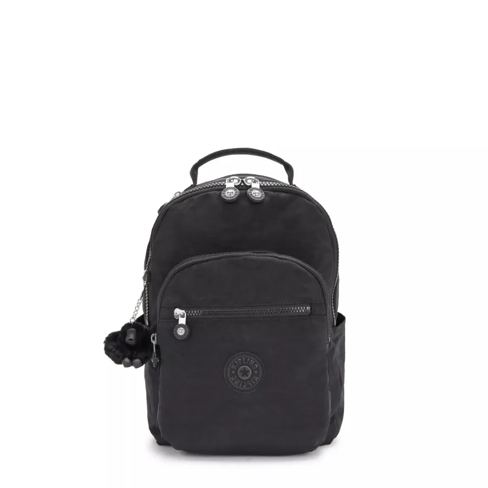 Kipling Seoul S rugzak klein Black Noir 11 inch