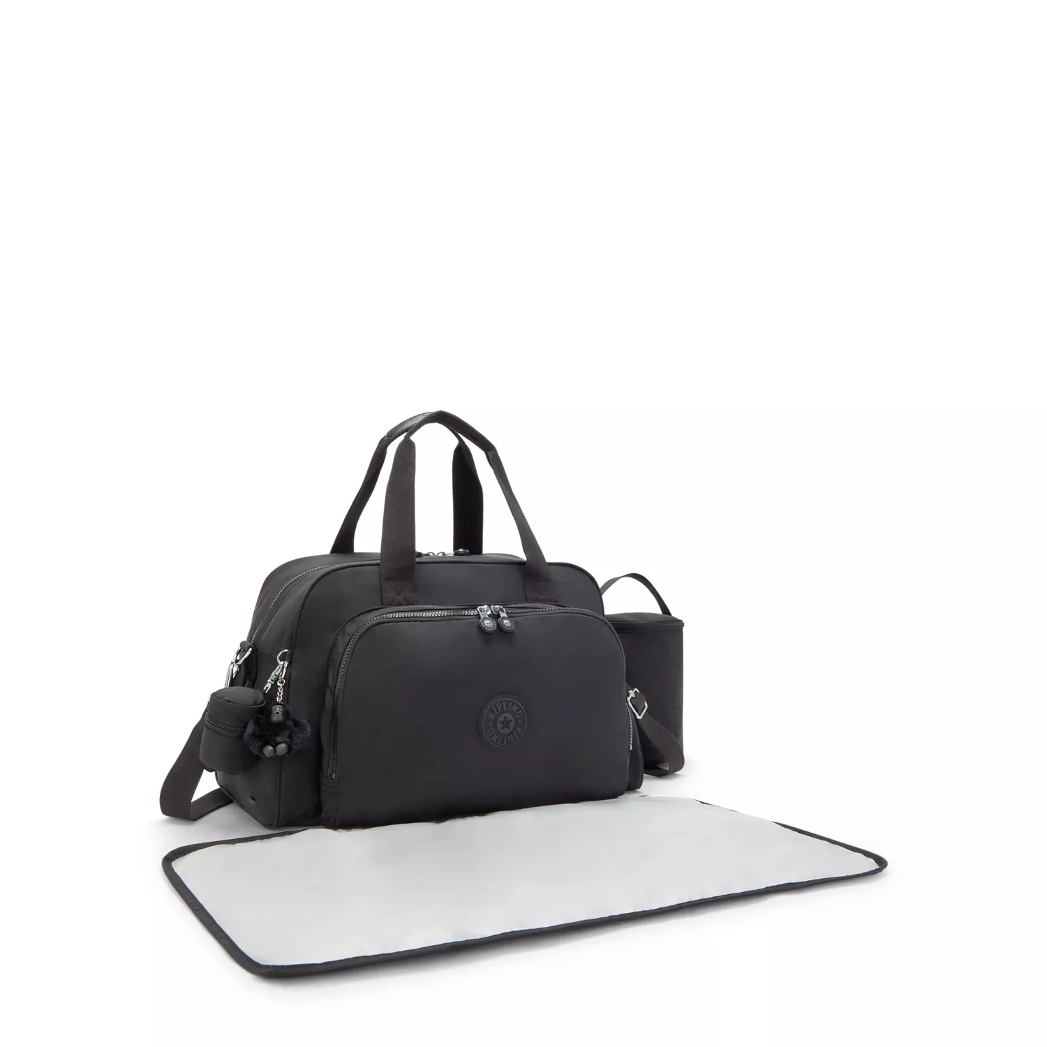 Kipling Camama luiertas Black Noir groot met verschoningsmat