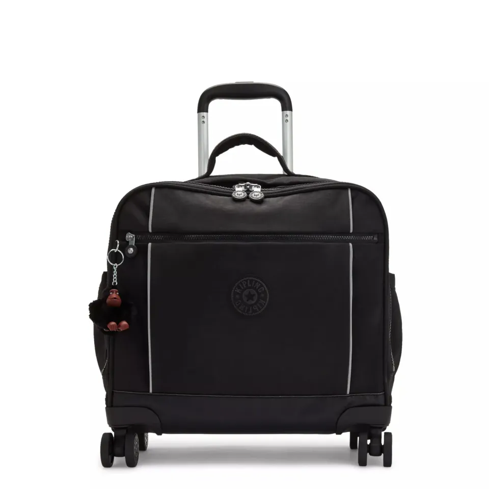 Kipling New Storia schooltas met wielen True Black Groot laptopvak