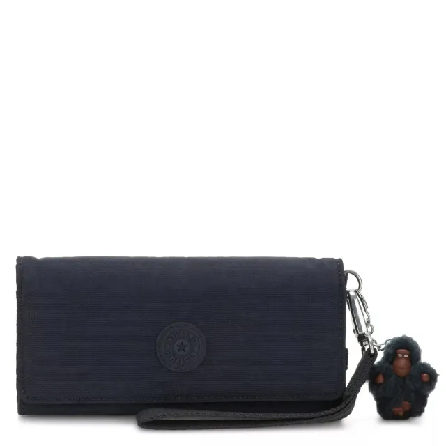 Kipling Rubi portemonnee Groot True Blue Tonal polsbandje