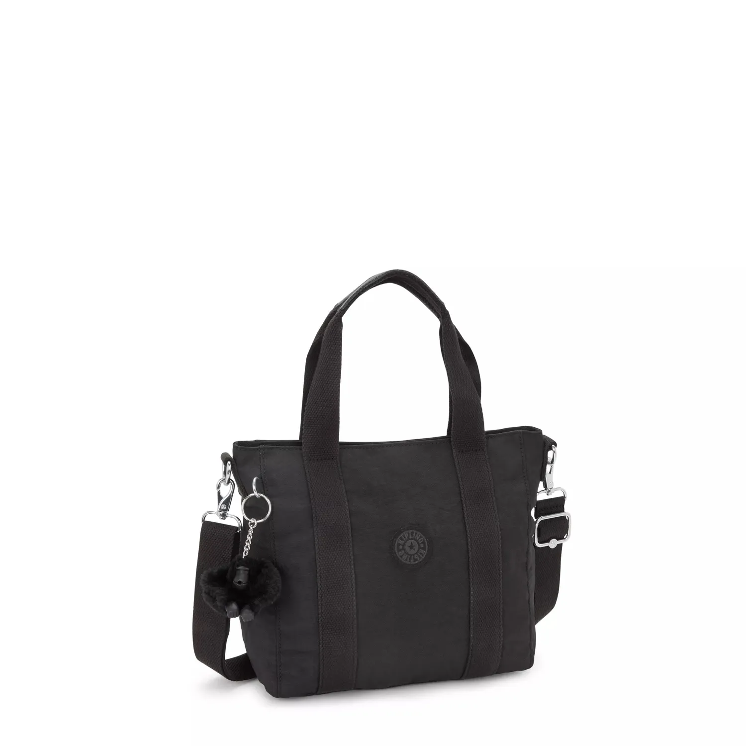 Kipling Asseni Mini draagtas klein Black Noir ritsvak