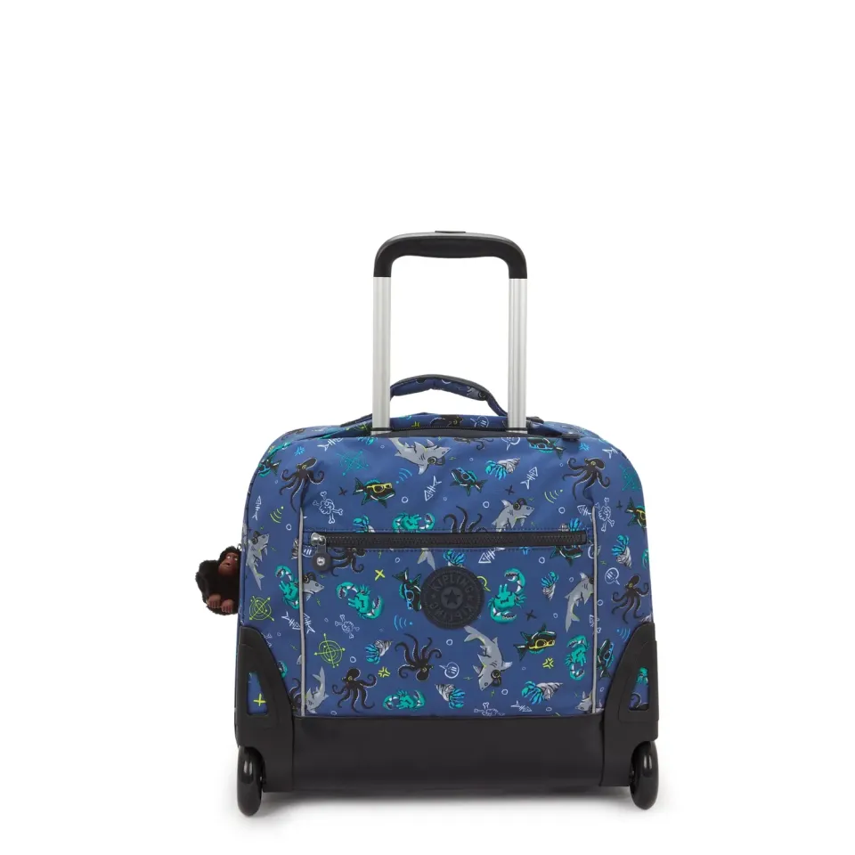 Kipling Giorno rugzak Undersea Party groot met wieltjes
