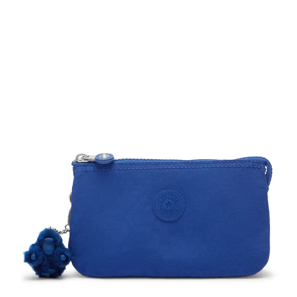 Kipling Creativity L buidelzak Groot Blazing Blue 3 vakken