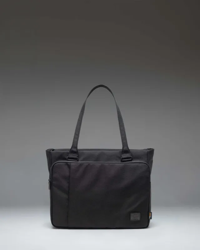 Herschel Kaslo Tote Tech Cordura tote zwart met laptopvak