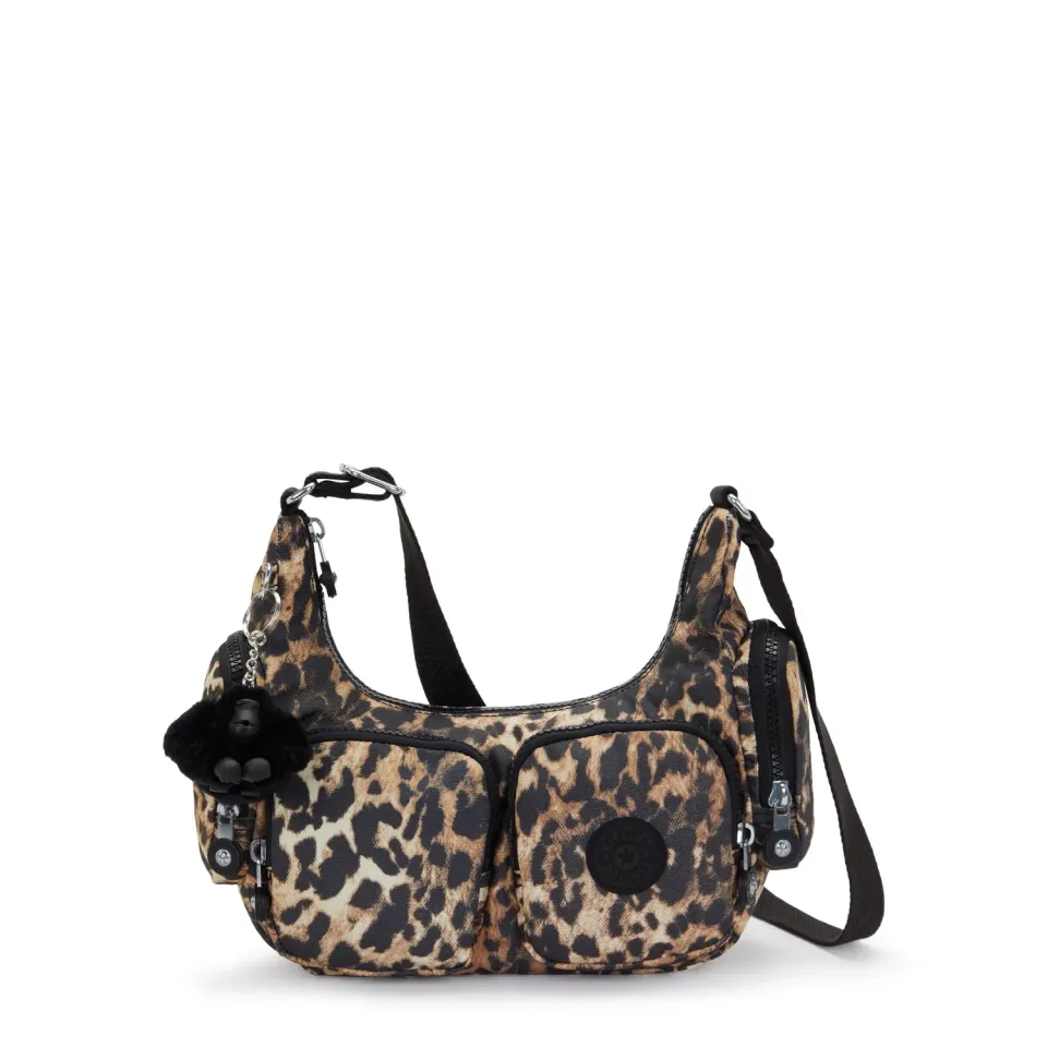 Kipling Rikka S crossbodytas Wild Leopard klein