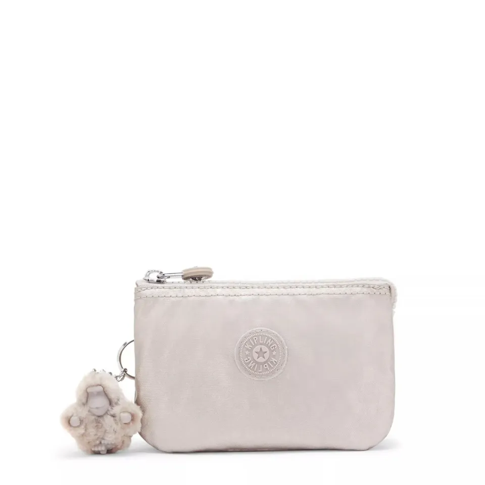 Kipling Creativity S portemonnee klein Metallic Glow met rits