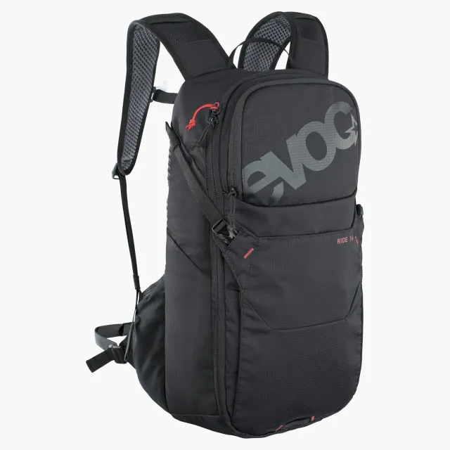 Evoc Ride 16 Rugzak zwart 16L met helmhouder