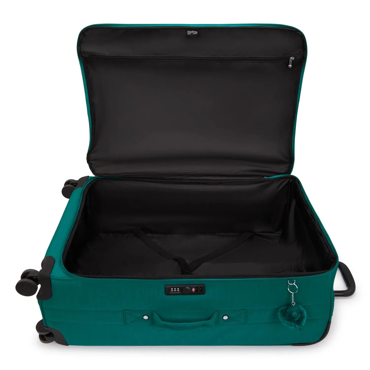 Kipling Jet L reiskoffer Outspoken Green Groot ruim