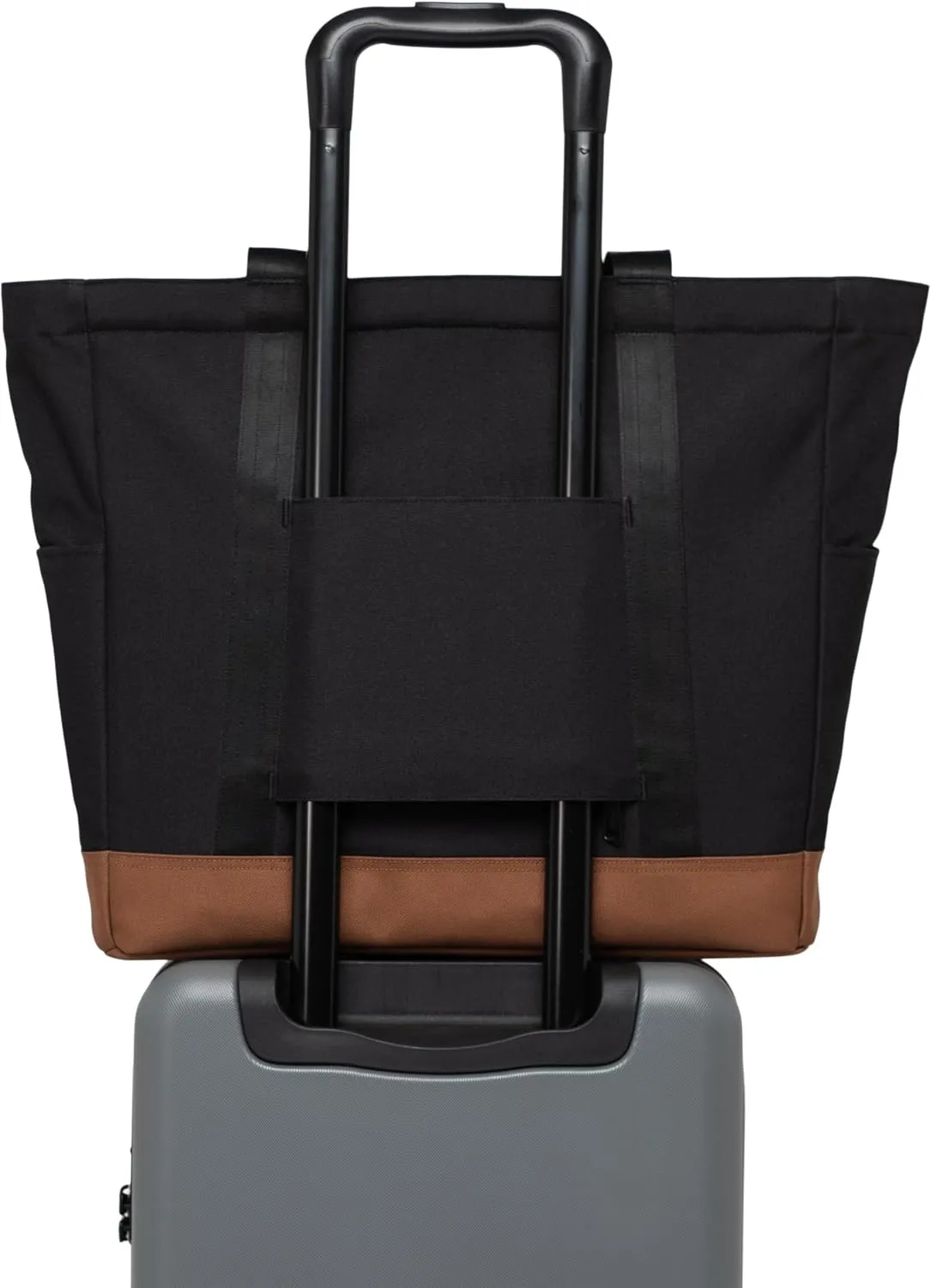 Herschel Heritage Tote shopper zwart bruin draagtas