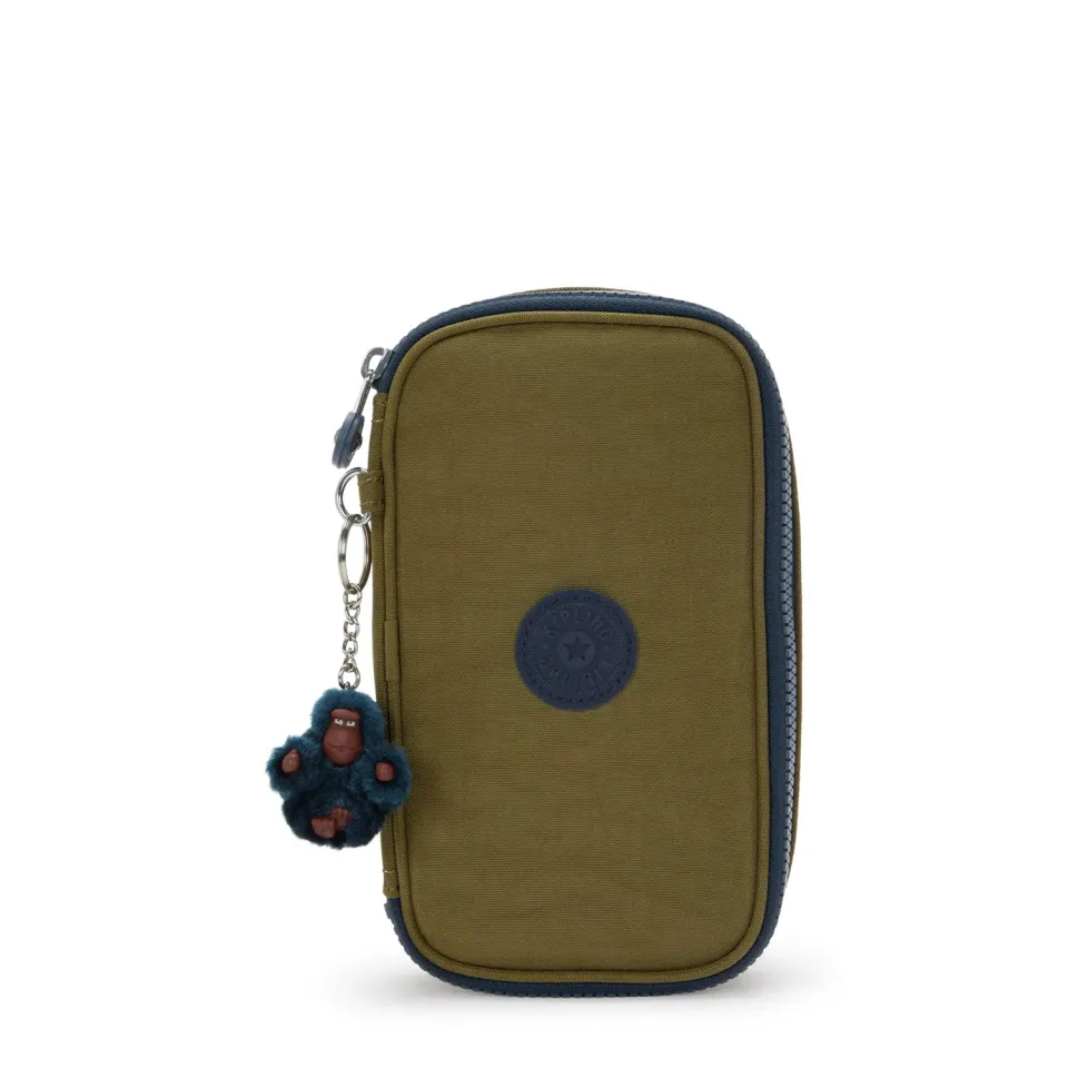 Kipling 50 Pens etui Medium Treasure Green waterafstotend