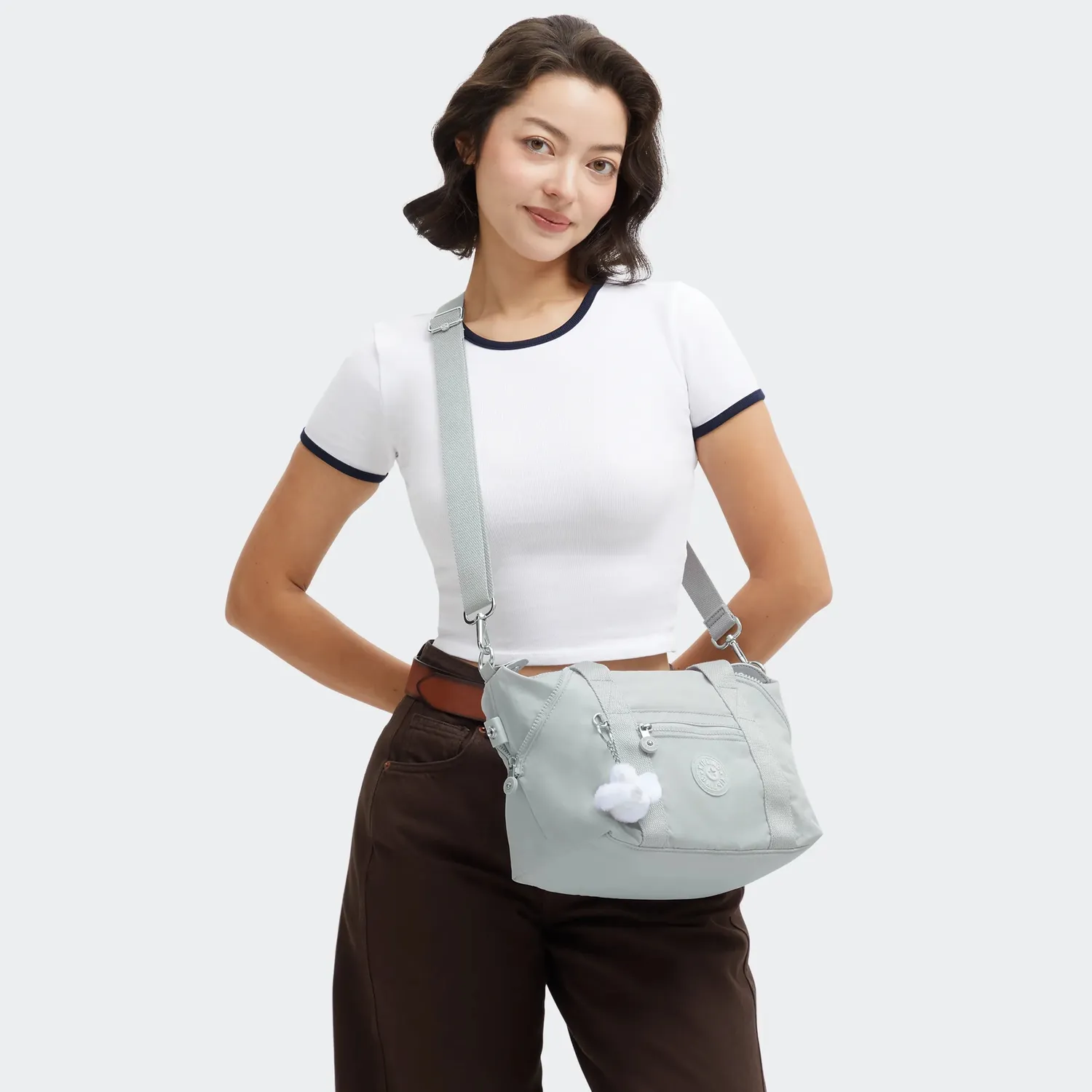 Kipling Art Mini schoudertas Easy Grey klein
