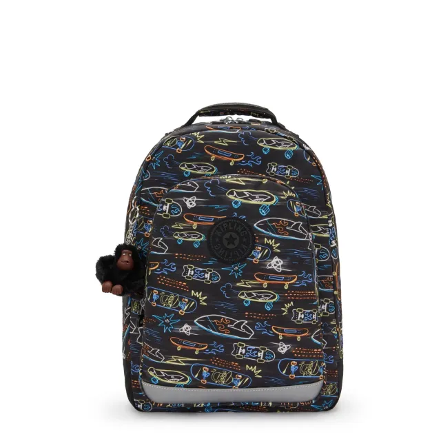 Kipling Class Room rugzak Groot Neon Skate met laptopvak