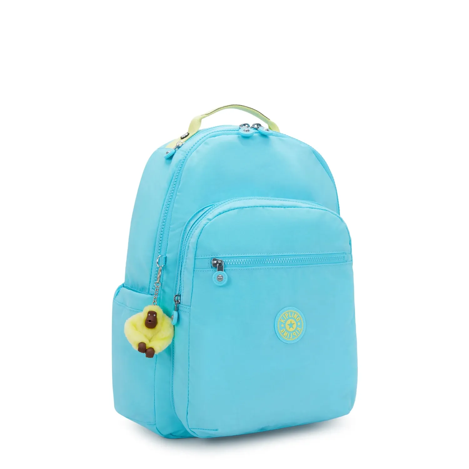 Kipling Seoul rugzak Groot Splash Blue 15 inch laptopvak