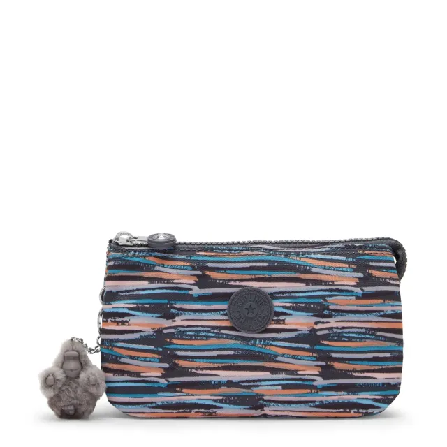 Kipling Creativity L buidelzak Groot Mineral Stripes gestreept
