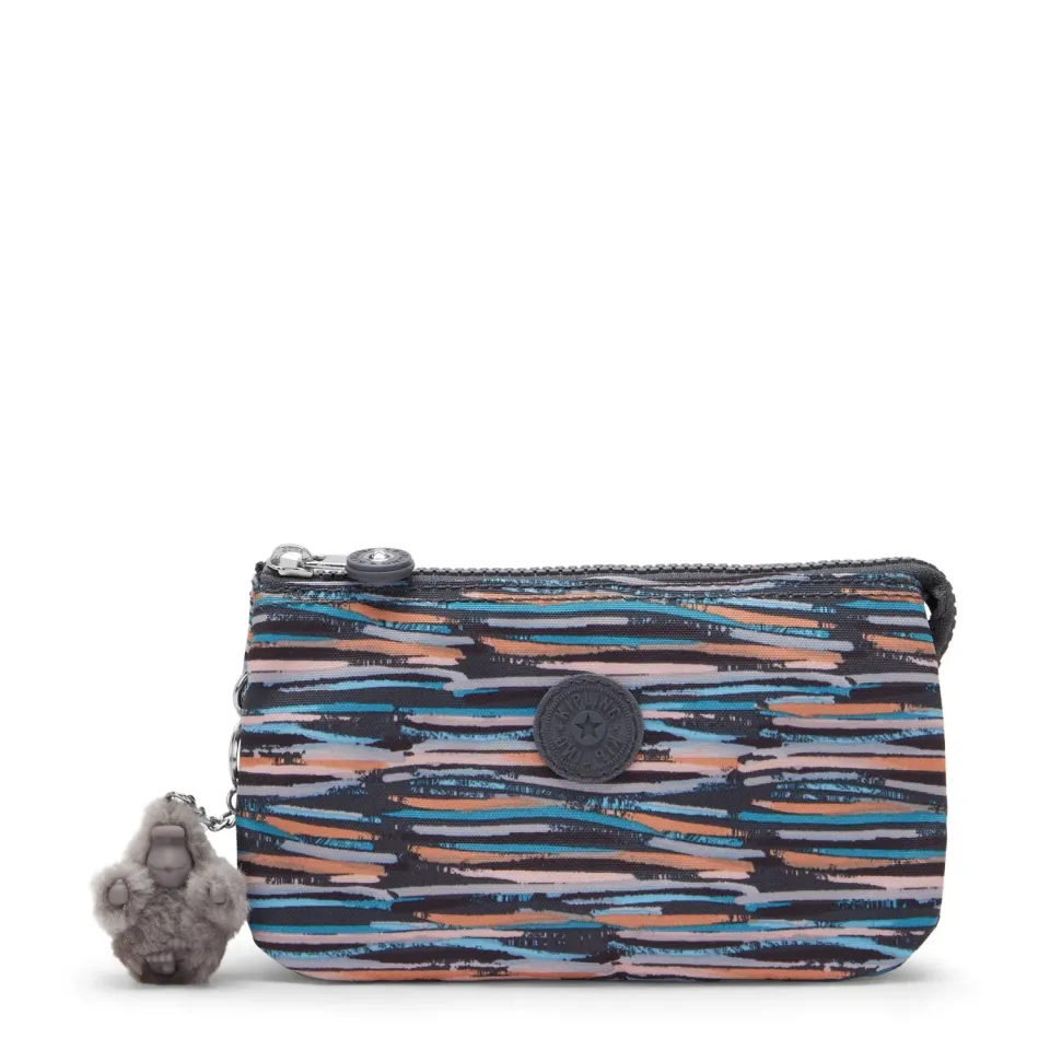 Kipling Creativity L buidelzak Groot Mineral Stripes gestreept