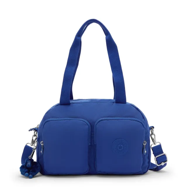 Kipling Cool Defea schoudertas Medium Blazing Blue vakken