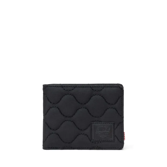 Herschel Roy Wallet Quilted portemonnee Black Tonal gewatteerd