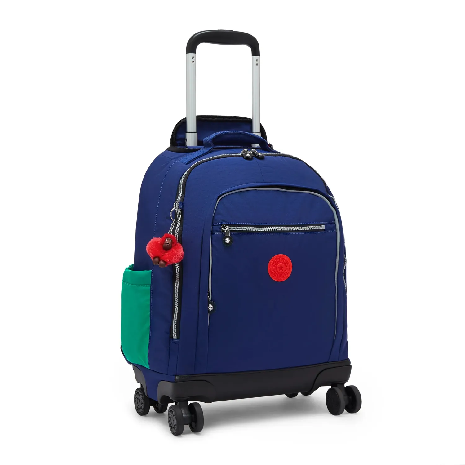 Kipling New Zea rugzak met wielen Escape Blue Block groot