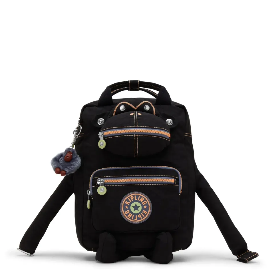 Kipling Jane Energy rugzak Energy Black met vakken