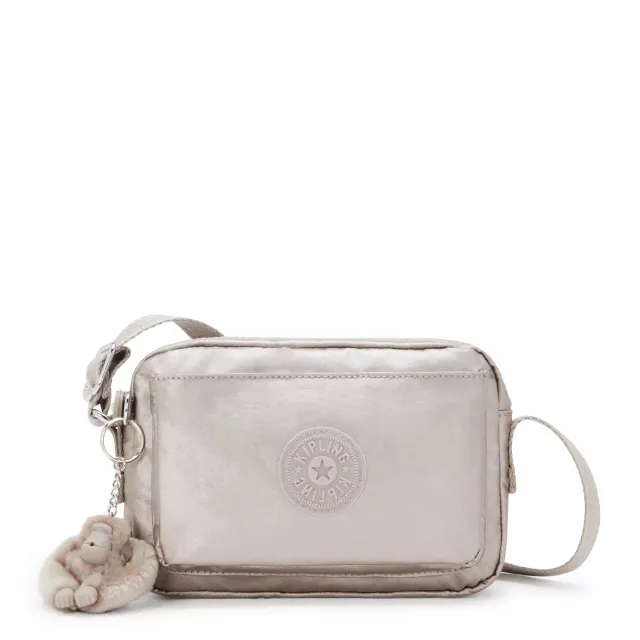 Kipling Abanu crossbodytas klein metallic glow glans