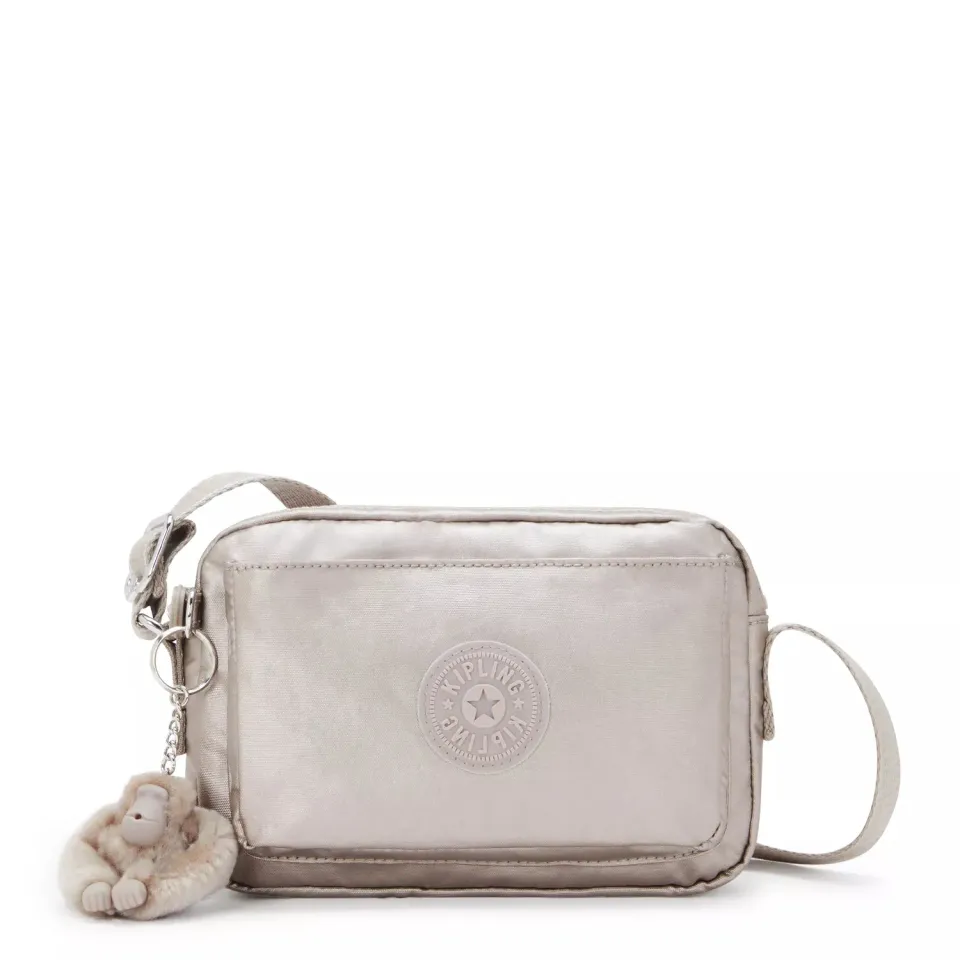 Kipling Abanu crossbodytas klein metallic glow glans