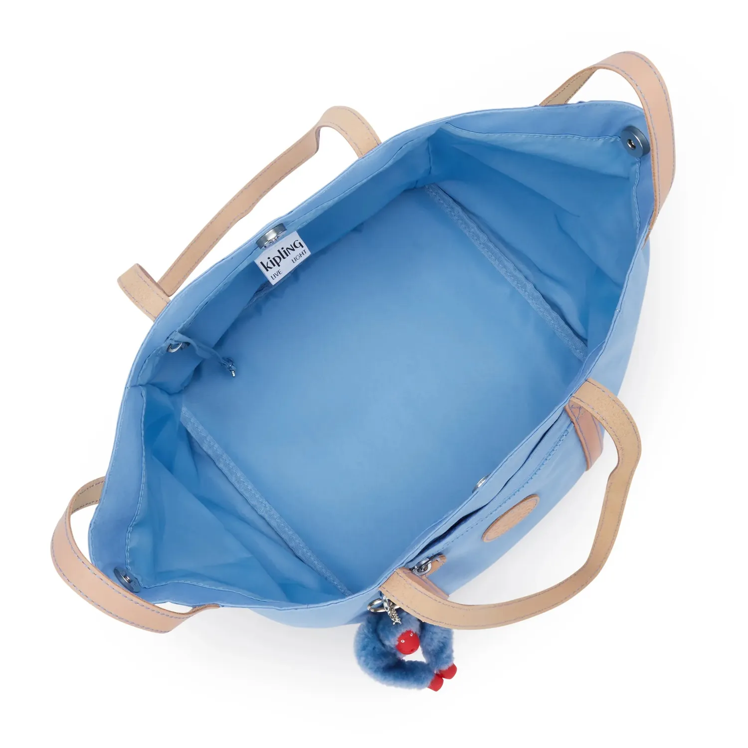 Kipling Raimo schoudertas Cotton Air Blue Klein magnetisch