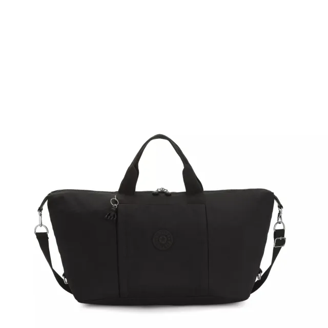 Kipling Bori weekendtas Groot Black Noir effen zwart