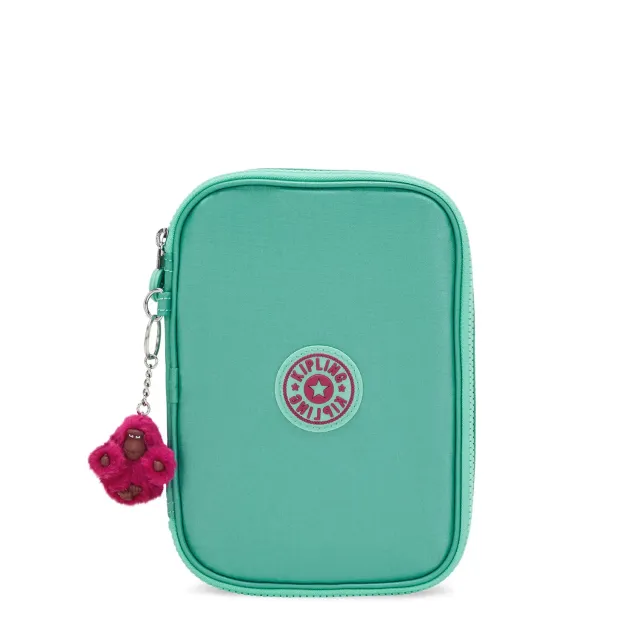 Kipling 100 PENS pennenzak Groot Oasis Mint Metallic glans