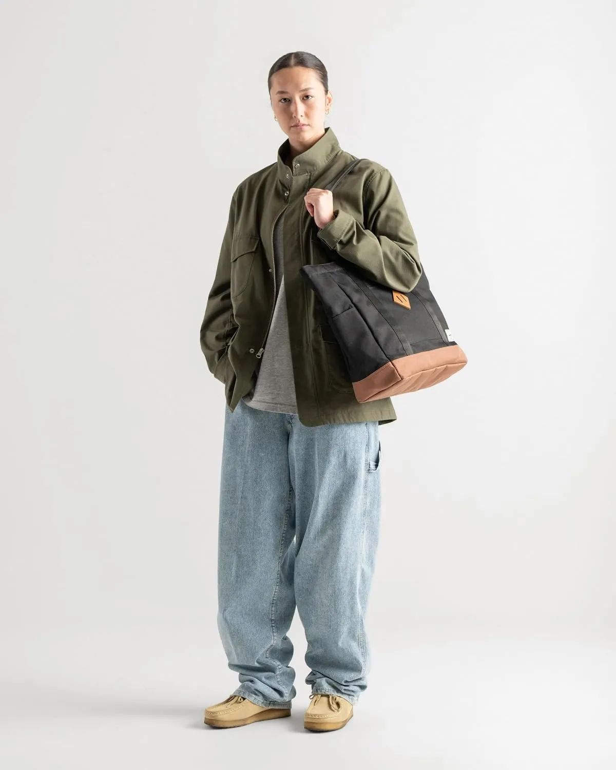 Herschel Heritage tote Grid Naval Academy shopper