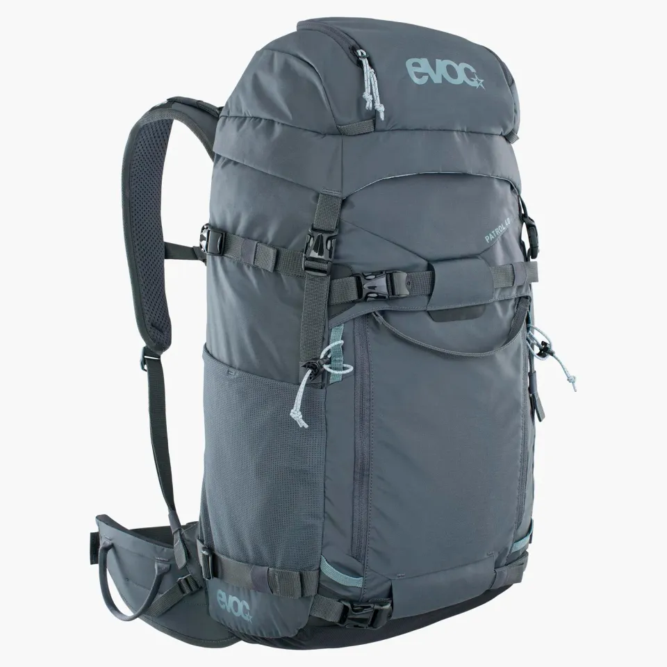 Evoc Patrol 40 tour rugzak carbon grey 40L