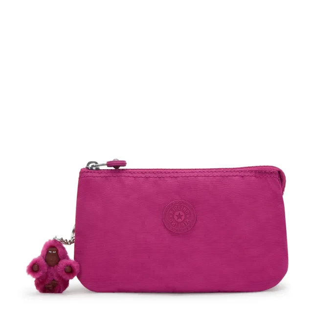 Kipling Creativity L etui Purple Wine groot nylon
