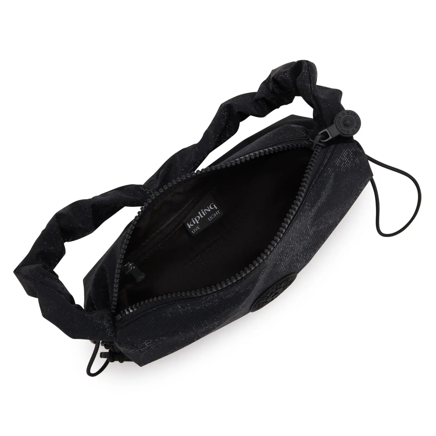Kipling Eleni schoudertas Klein Shiny Pixel met glans