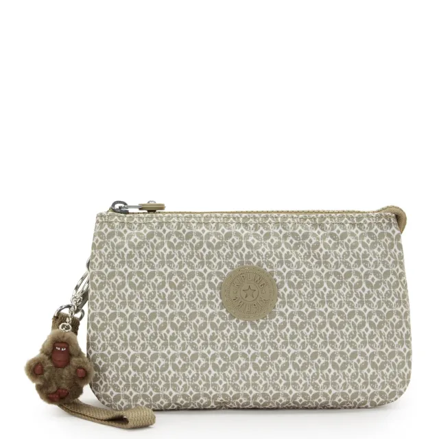 Kipling Creativity XL pouch groot Sandstone Geos nylon