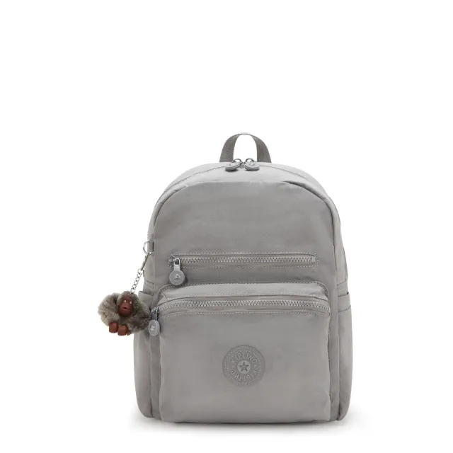 Kipling Judy M rugzak medium Cloudy Grey met vakken