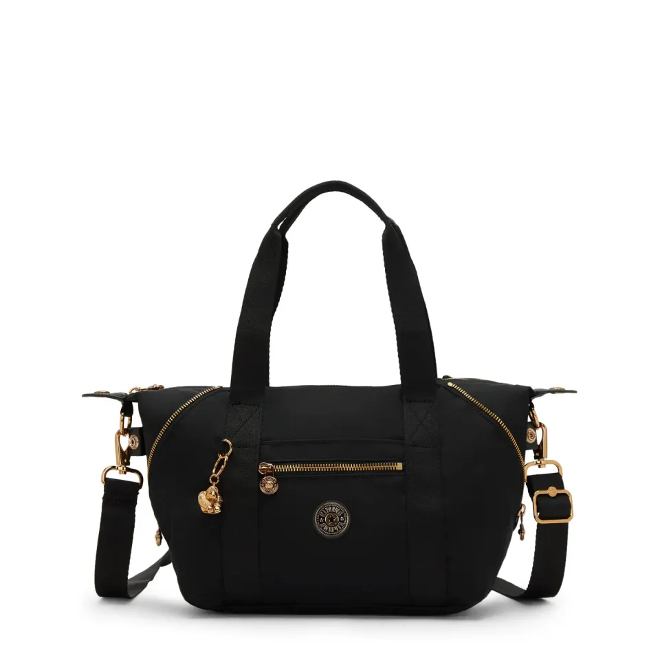 Kipling Art Mini schoudertas Blush Gold Black chic